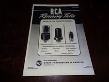 Livre " RCA receiving tubes