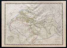 1836c - Grande carte Ancienne monde connu des anciens - Félix Ansart - Worldmap