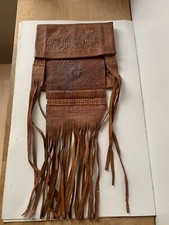 ancien petit sac en cuir avec