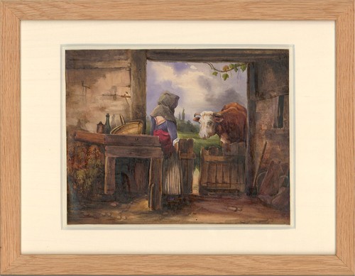 Aquarelle xixe siècle la - du,