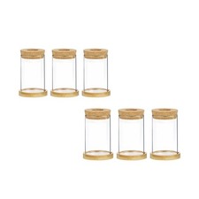 Lot de 3 vases en verre pour