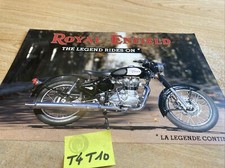 Moto royal Enfield 500 side-car Précision  prospectus catalogue publicité