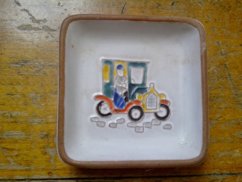 Ancien mini cendrier - ancien,