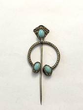 Ancienne fibule en Argent et
