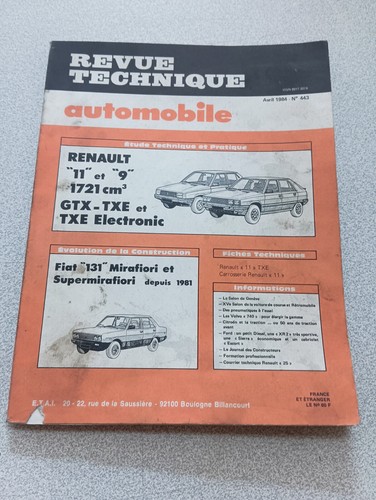Rta revue technique automobile - rta,