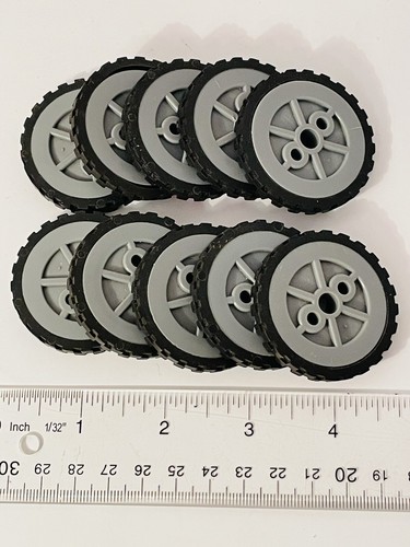 Lot knex wheels black - lot,