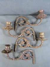 Lot de 4 Anciens Bougeoirs de