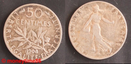 France 50 centimes semeuse - france,