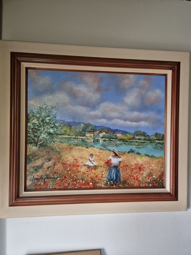 Huile sur toile paysage - huile,