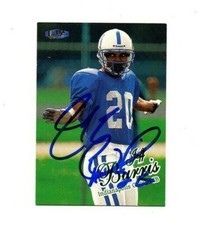 Jeff Burris signed autograph
