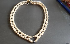 MARIAGE CEREMONIE COLLIER PERLES DE MAJORQUE NEUF ANCIEN  STOCK SERIE ORO 4