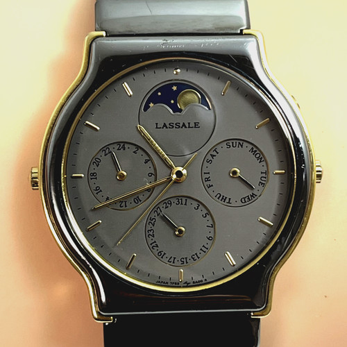 Rare montre seiko lassale moon - rare,