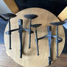 MAROLLES JEAN TOURET BOUGEOIR MURAL (x2) 1950 BRUTALIST VINTAGE