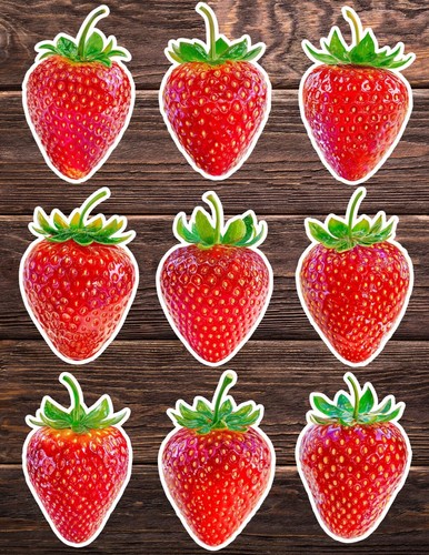 Strawberry die cut vinyl - strawberry,