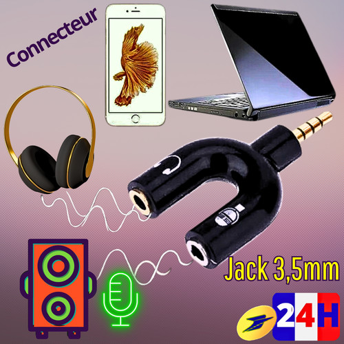 Connecteur répartiteur audio - connecteur,