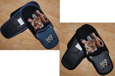 PAIRE CHAUSSONS PANTOUFLE mule WWE CATCH CATCHEUR 40 / 41 noir bleu gris ENFANT