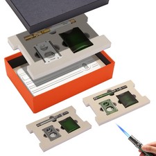 Voyage Etui pour 5 cigare Coupe cigare Briquet à cigare cigare Vcut Vert  Holder