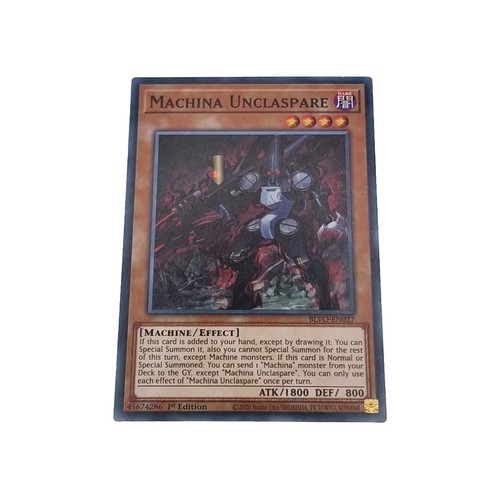 Machina unclaspare - yu-gi-oh!,