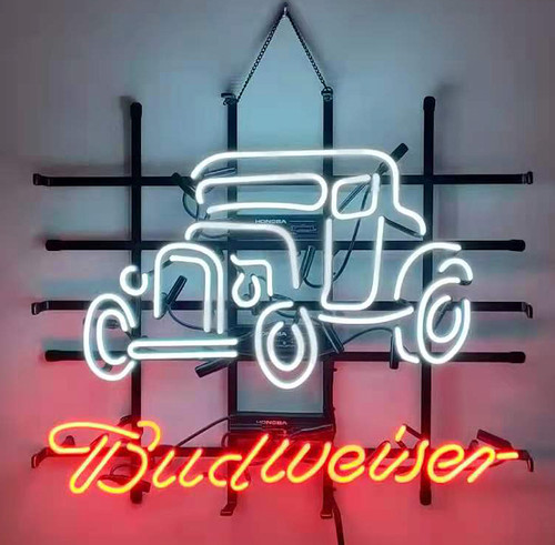 US STOCK Vintage Car Beer Neon