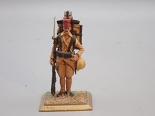 PLOMB   FIGURINES D'ARTISTES -  SUR BASE FAEV VANOT   ZOUAVE TENUE KAKI