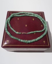 Superbe collier émeraudes