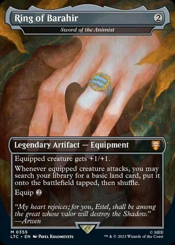 Ring barahir sword of - ring,