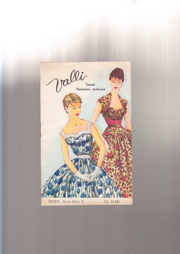 Libretto moda trieste valli - -,