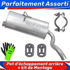 Pot d’échappement arrière