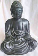 Statue d'art d'Asie représente un bouddha en bronze