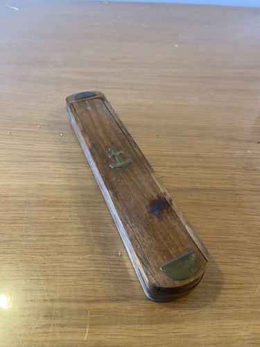 Plumier ancien bois - plumier,