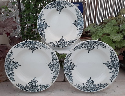 Assiettes creuses terre de - assiettes,