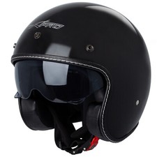 Casque moto jet - cafe, racer
