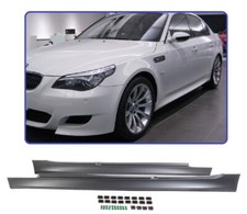 2 bas de caisse pack M M5 en ABS pour BMW série 5 E60 et E61 de 2003 à 2010