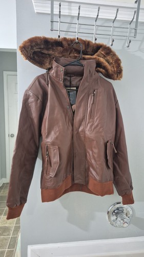 Blouson bomber homme marron - , en