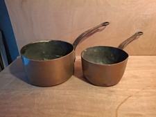 2 CASSEROLES EN CUIVRE