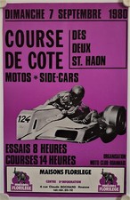  Affiche Moto COURSE DE COTE