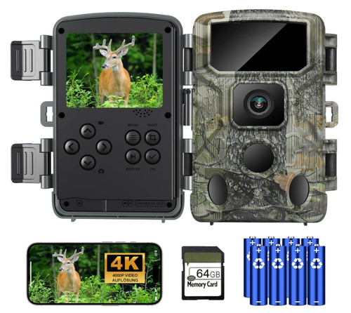 Caméra chasse wifi - chasse, 64mp