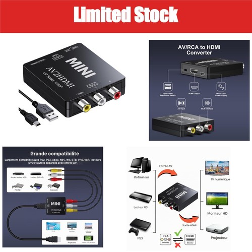 Convertisseur rca vers - convertisseur,