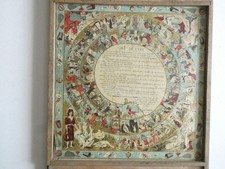 Jeu de l'oie ancien marque " J.L. PARIS " - fin XIXe