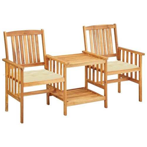 Acacia solide chaises - acacia,