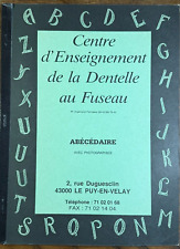 DENTELLE AUX FUSEAUX - ABECEDAIRE - patrons + photos - points d'esprit