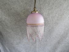 lampe suspension en verre avec