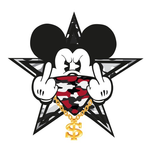 Lot autocollants mickey - 2,
