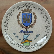 RARE ancienne ASSIETTE EMAUX