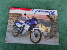 HONDA TRANSALP 600V 1988  prospectus brochure catalogue dépliant  catalog