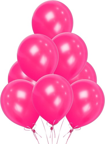 100 ballons fuchsia rose - ballons,