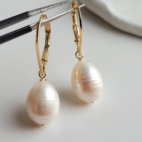 Boucles oreilles or - or, jaune