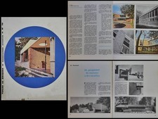 TUILES ET BRIQUES n°76 1968 COLLEGE Budé YERRES, IVERSEN PLUM, BINOUX FOLLIASSON