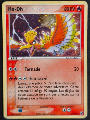 Carte pokémon holo - oh,