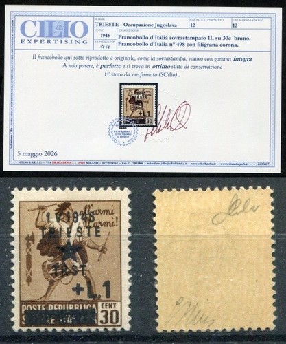 Trieste occ yougoslave 1945 - occ.,